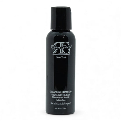 Cleansing Shampoo with Conditioner - Sulfate Free - Moisturize & Nourish 2.0oz - Travel Size